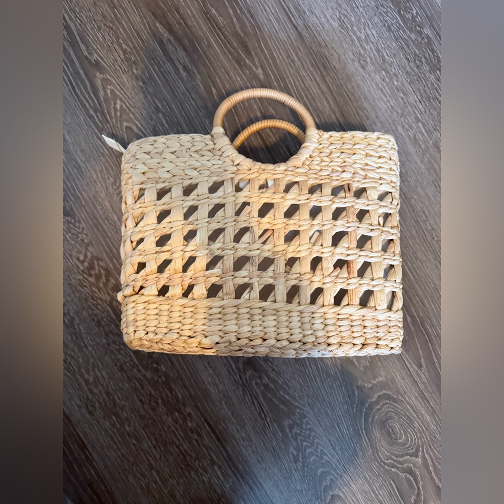 Straw Tote Bag - Picture 3 of 7